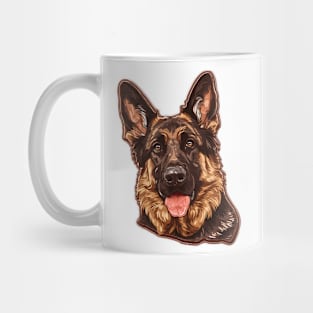 Valentine German Shorthaired Pointer Shaped Chocolate Mug